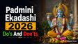 Padmini Ekadashi 2026: Do’s And Don’ts To Follow During This Rare Purushottam Maas Ekadashi Fast