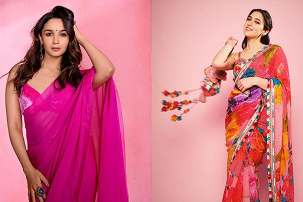 7 Bollywood Approved Vibrant Saree Ideas For Holi Celebrations!