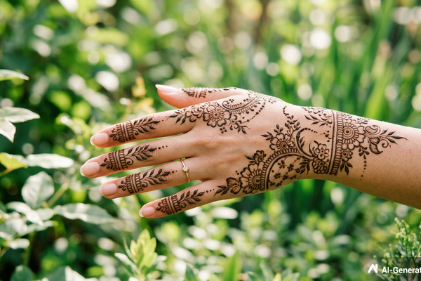 Flower Mehndi Design