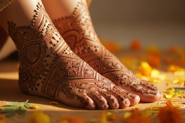 Foot Mehndi Design