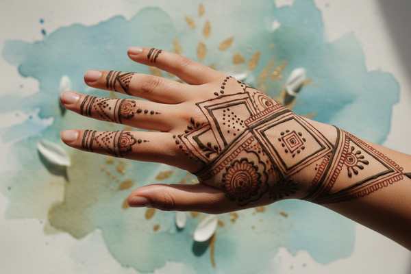 Henna Mehndi Tattoo Design