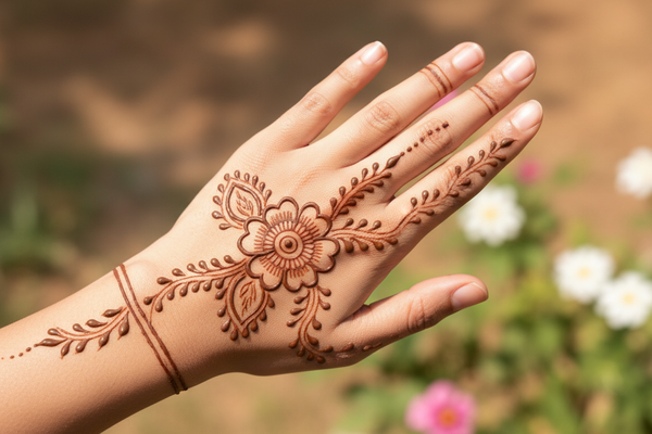 Mehndi Design Easy And Beautiful