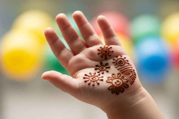 Mehndi Design For Kids