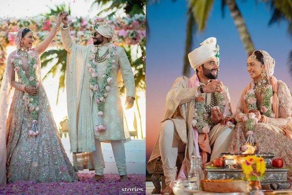 Rakul Preet Singh And Jackky Bhagnani Wedding Pics Out, Newly Wed Couple Looks Dreamy And Etheral!