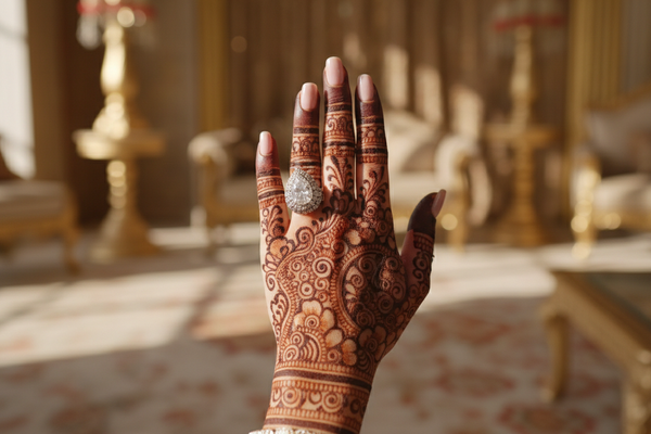 Right Hand Mehndi Design