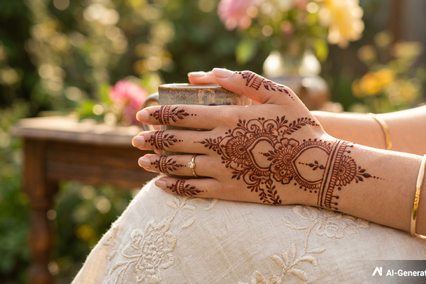 Short Mehndi Design