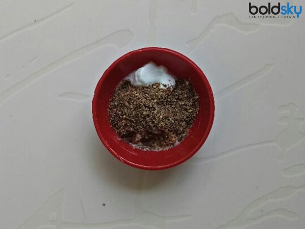 তিসি বীজের শরীরের মাস্ক