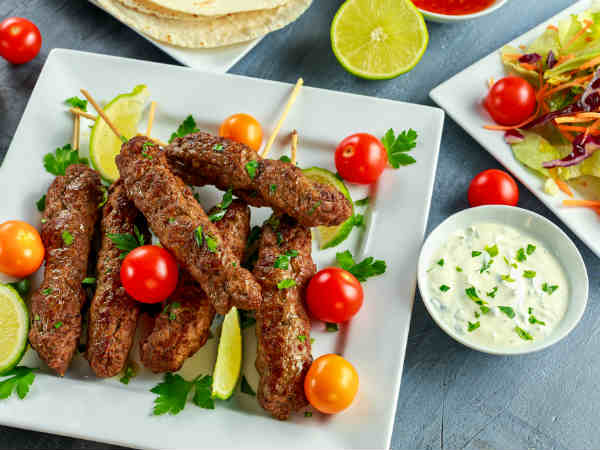 Grilled Turkish Kofta Kebabs recipe