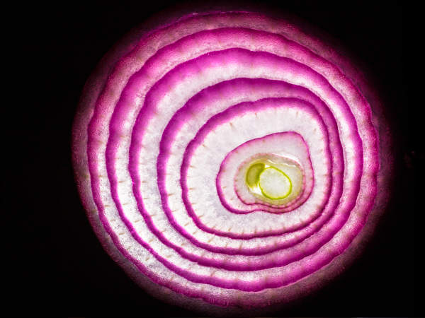cut an onion and leave it out, cut an onion and put in room for colds, store half an onion