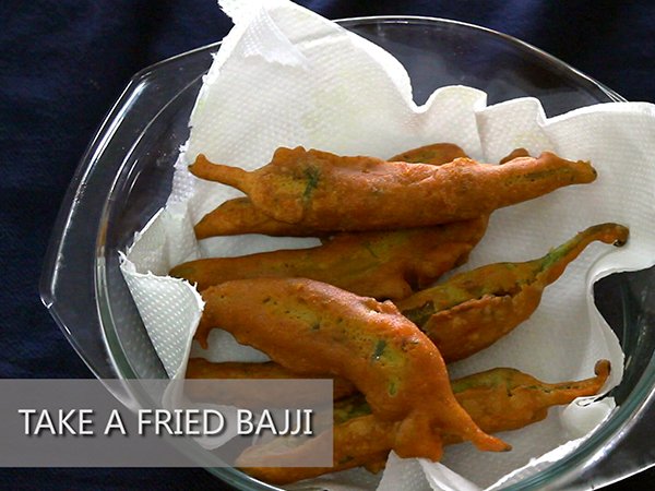 mirchi bajji recipe
