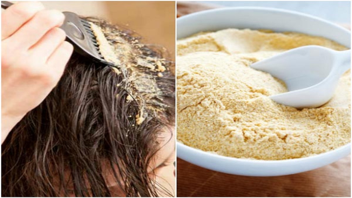 Besan Hair Packs Besan Hair Packs