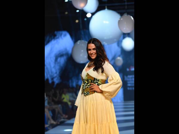 Neha Dhupia Turns Showstopper For INIFD Launchpad