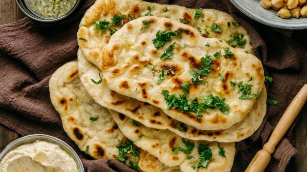 Butter Garlic Naan Recipe