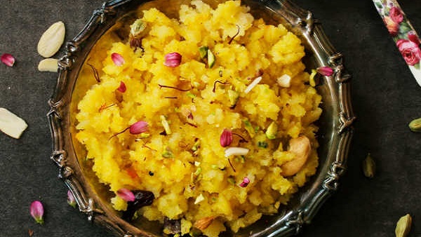 Pineapple Badam Halwa Recipe
