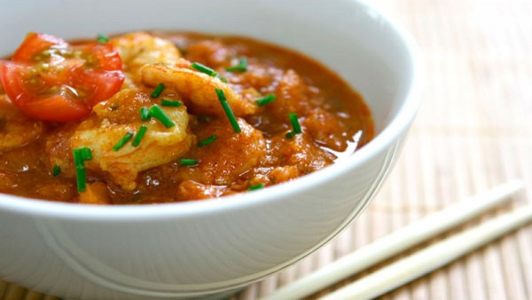 Prawn Curry with Peanut Paste Recipe