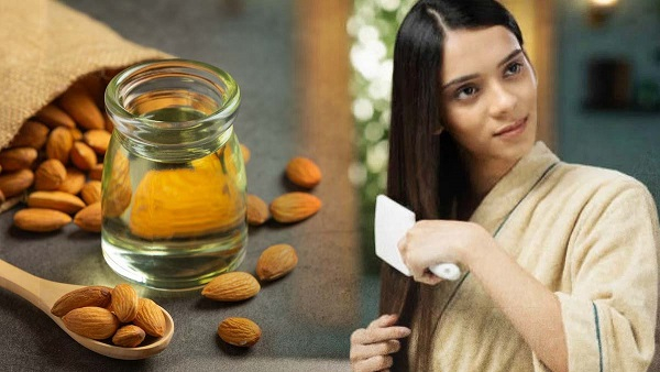almond oil for hair