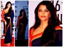 Aishwarya In Blue Sabyasachi Saree