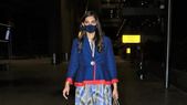 Airport Fashion: Sonam Kapoor’s Blue Blazer And Skirt Set Makes For Sophisticated Office-Wear