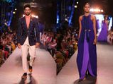 LFW 2015: मनीष मल्‍होत्रा ने पेश किया ब्‍लू रनवे कलेक्‍शन
