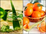 खूबसूरत त्‍वचा के लिये इस्‍तमाल करें संतरे और एलो वेरा का फेस पैक