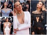 #Cannes: रेड कारपेट पर इन्‍होंने पहनी ऐसी रिवीलिंग ड्रेस कि जरुरत से ज्‍यादा दिखा क्‍लीवेज 