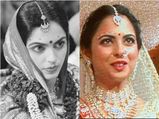 नीता अंबानी के ब्राइडल लुक को रिक्रिएट किया ईशा ने, 35 साल पुरानी मां की साड़ी पहनी