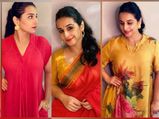 साड़ी में क्लासी लुक के लिए ट्राई करें विद्या बालन के ये एथनिक आउटफिट्स