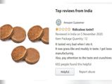 अमेजन कस्टमर ने गोबर केक खरीदकर और खाकर किया रिव्यू, स्टोरी हुई वायरल