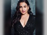 ब्लैक सीक्वेंस गाउन में विद्या बालन ने दिखाया अपने स्टाइल का जलवा