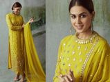 दिवाली पूजा के लिए परफेक्ट है जेनेलिया डिसूजा का पीला सूट, जानें कीमत