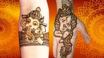 Ganesha Mehndi Design : गणेश चतुर्थी पर लगाइए ये लेटेस्‍ट मेहंदी, इन 5 क्र‍िएट‍िव ड‍िजाइन से भरे पूरे हाथ