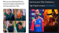 T20 WC की ख़ुशी के बीच फैंस हुए emotional, विराट कोहली-रोहित शर्मा के सन्यास पर किये ऐसे पोस्ट