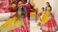 अंजली मर्चेंट ने बहन की हल्‍दी पर पहना लाखों का बनारसी लहंगा, इनके आगे अंबानी लेडीज दिखी फीकी