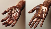 Karwa Chauth Mehndi Design : इस करवा चौथ हाथ पर सजाए कपल डिजाइन, मेहंदी देख प्‍यार लुटाएंगे पति देव