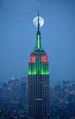 Empire State Building Turns Green To Mark Eid