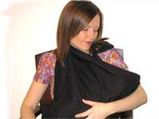 A protective shawl  that makes public nursing of babies  private
