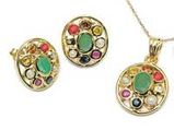 Emerald Navratna Jewellery from Anaya
