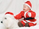 Tips To Dress Up Baby Like Santa Claus!