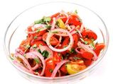 Yummy & Tangy Tomato Cucumber Salad!