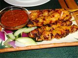 Thai Style Chicken Satay With Veggies 