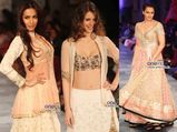 Celebrities At The Mijwan Fashion Show 2012
