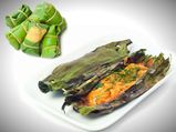 Pathuri Maach: Fish Wrapped In Banana Leaf