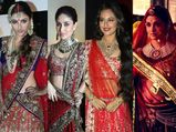 Drool-Worthy Red Bridal Lehengas 
