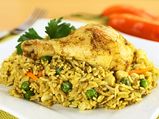Chicken n Peas Rice Recipe