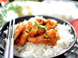 Shrimps In Spicy Orange Sauce