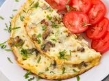 Mushroom Omlette For A Wednesday Breakfast