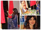 Priyanka Chopra In Blue Saree 