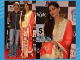 Sonam At DVD Launch In Nikasha Suit