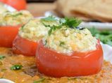 Stuffed Tomatoes in Malai Gravy 