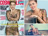 Miley Cyrus On Cosmopolitan Magazine Cover